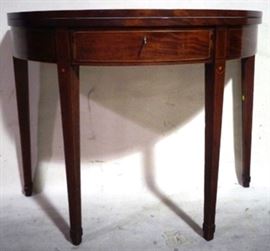 19th Century inlaid game table