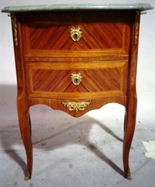 French marble top stand