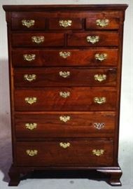19th Century Chippendale high chest