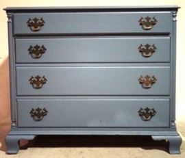 Painted 4 drawer chest