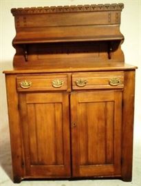 Walnut Eastlake jelly cupboard