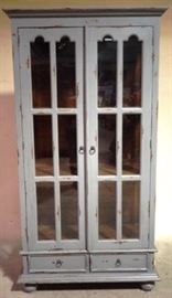 Painted 2 door cabinet