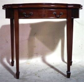 Hepplewhite lift top game table