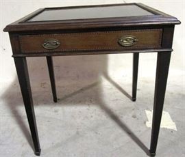 Continental inlaid vitrine