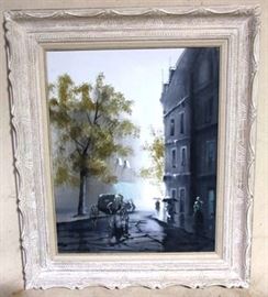 Artist signed oil painting