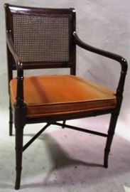 Bamboo motif arm chair