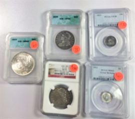 Slabbed Coins