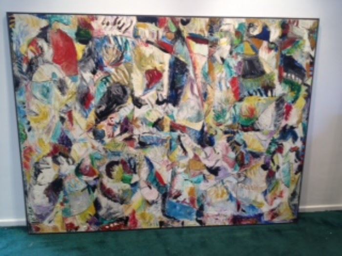 Very Large & Wonderful Abstract Painting
