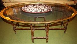 Bamboo Base Coffee Table