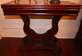 Federal Mahogany Game Table