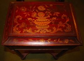 Inlaid Chest on Stand