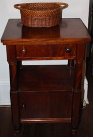 Antique Single Drawer and Door Stand