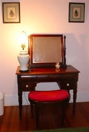 Antique Vanity and Bench