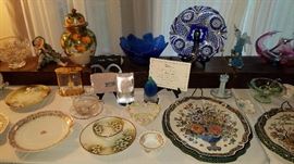 Art Glass, Daum, Steuben, Cut Glass, Limoges, Delft