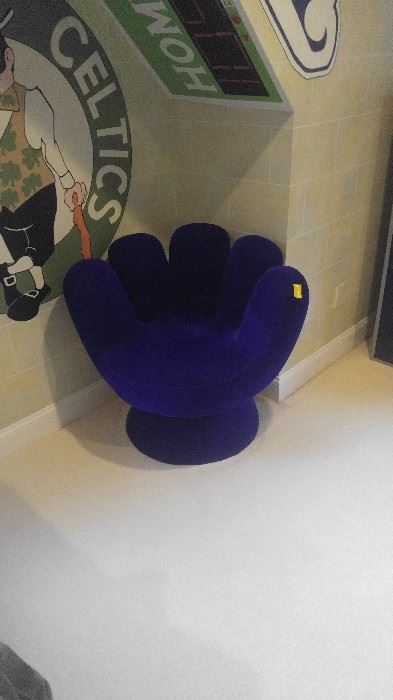 Custom made base ball clove chair