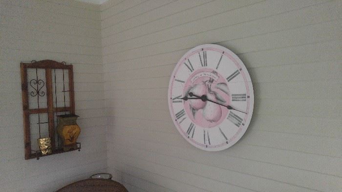 Wall clock and accents