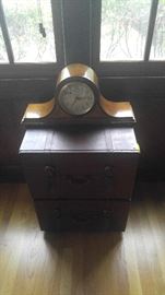 ships clock with file cabinet