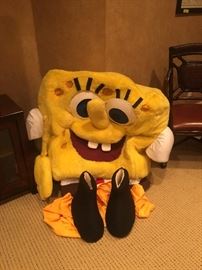 Adult-sized Spongebob Squarepants costume
