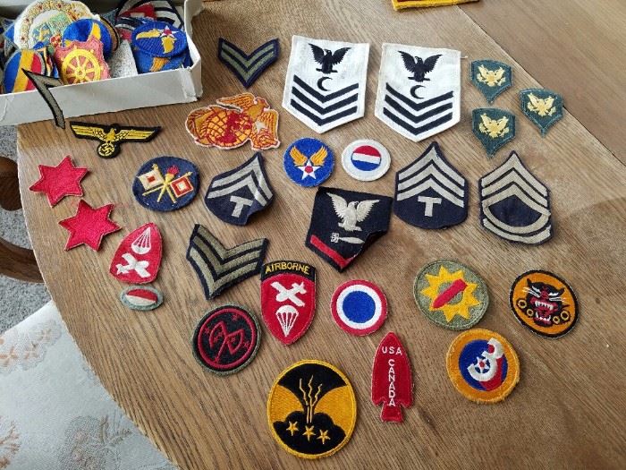 Military Patches and other Patches. 