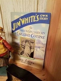 Carlsbad Caverns story - vintage - with Jim White's signature. 