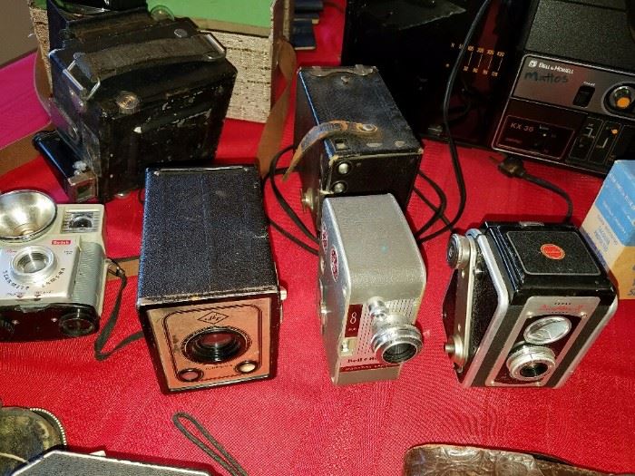 Vintage Video Cameras and Still Cameras
