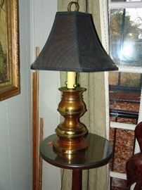 Brass Stiffel lamp