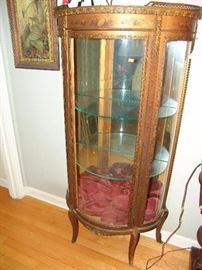 Antique curio cabinet
