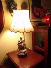 Second figural lamp