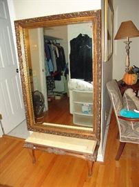 Mirror and matching stand