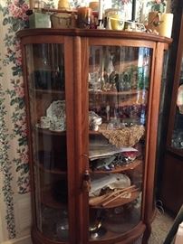 Beautiful  China cabinet with glass front. 