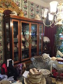 Large rectangular China cabinet 