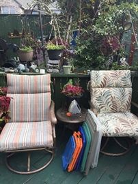 Patio chairs