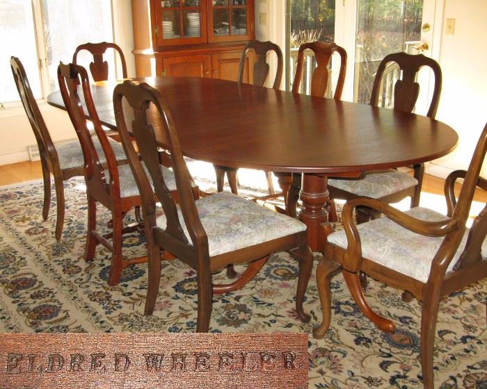 Eldred Wheeler Dinning Table with 2 Leaves, 48" x 103" with Leaves
