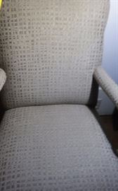 Close up of chairs fabric pattern