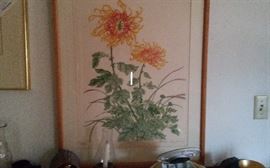 Signed and numbered prints. Chrysanthemums.