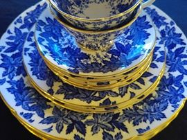 Coalport service for two