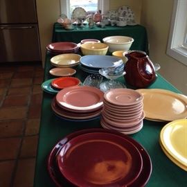 Fiesta and other dishware 