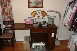 TWO KENMORE SEWING MACHINES ONE IS PORTABLE
