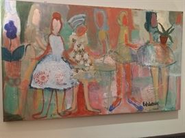 Paul Edelstein oil painting 3'x5'