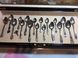 Sterling spoon collection
