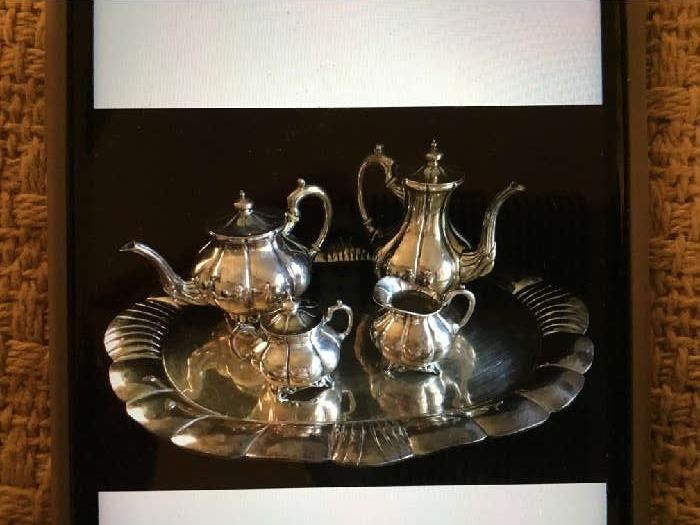 5 PIECE STERLING TEA SERVICE BY SANBORNS,   5171 GRAMS WEIGHT