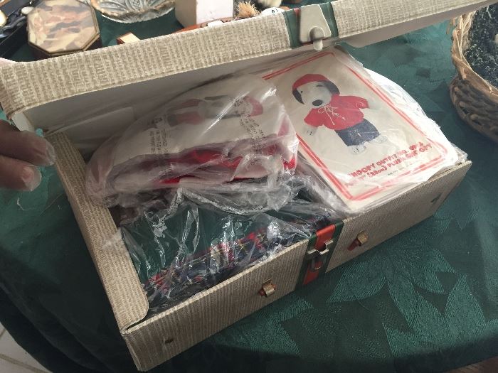 Snoopy Suitcase Full of Clothes
