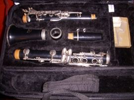 Yamaha clarinet.  Not sure, but it may be a B-flat clarinet