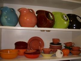 Assorted Fiesta, some pieces are vintage