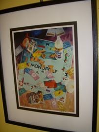 Pepisco Monopoly signed & numbered print