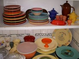 Homer Laughlin Fiesta ware.  Some is vintage