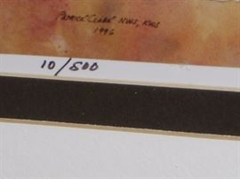 Number 10/500 of Patrick Clark's 1996 "Pepsico Monopoly" print