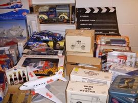 Toys, Pepsi items, etc.