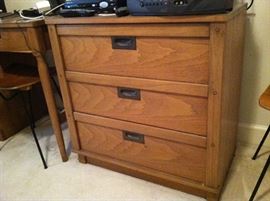 Oak file cabinet