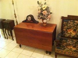 Large cherry drop leaf table 